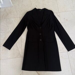 Black Long Blazer. Can be used as a dress